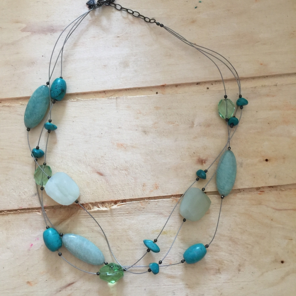 Silpada natural stone necklace